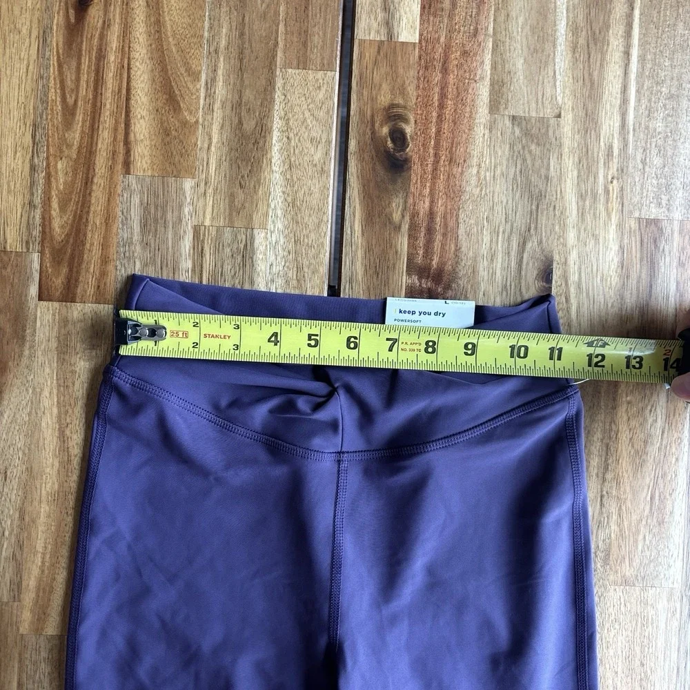 Old Navy Active Powersoft Flare Leggings Girls Large (10-12) Purple Sporty NWT